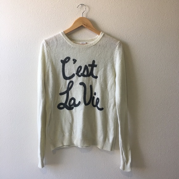 Forever 21 Sweaters - Forever 21 C’est La Vie sweater